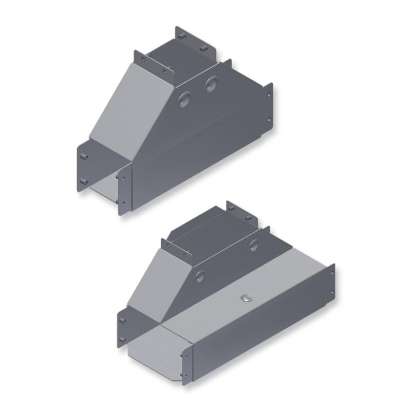 Rising skewed “T” junction with Cover