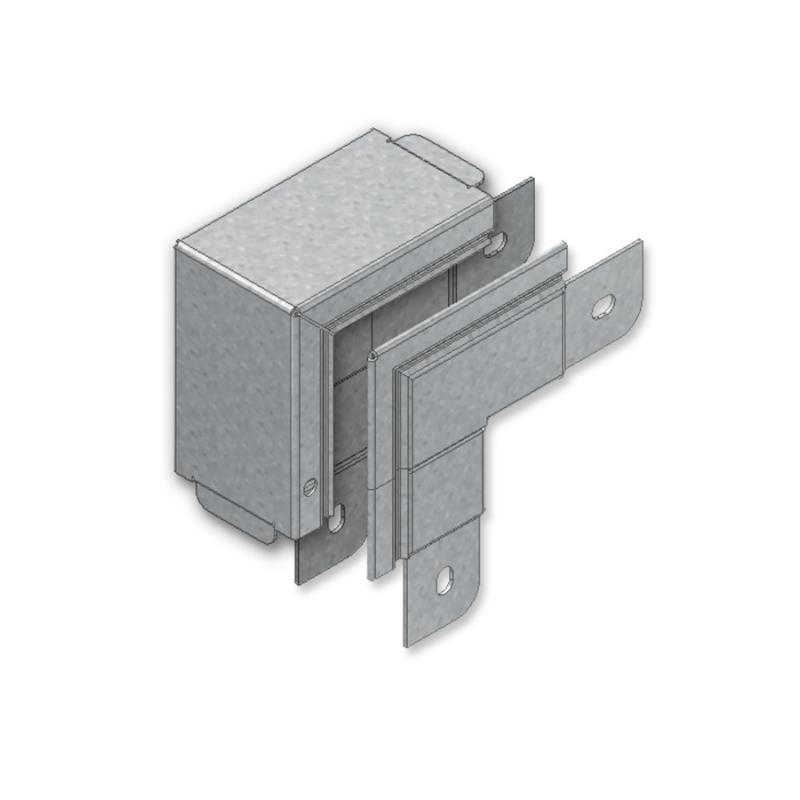 90° Outside Elbow with right angle Cover