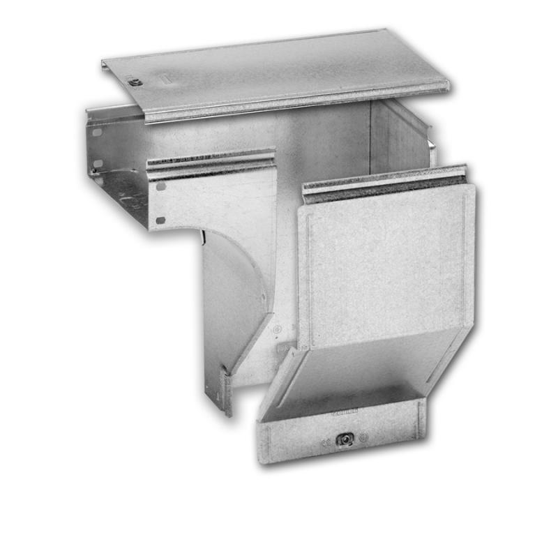 90° left descending skewed elbow with Cover