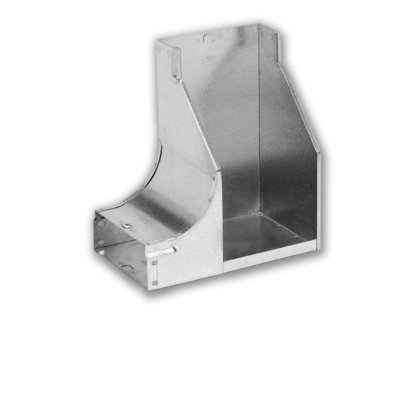 90° left rising skewed elbow without Cover