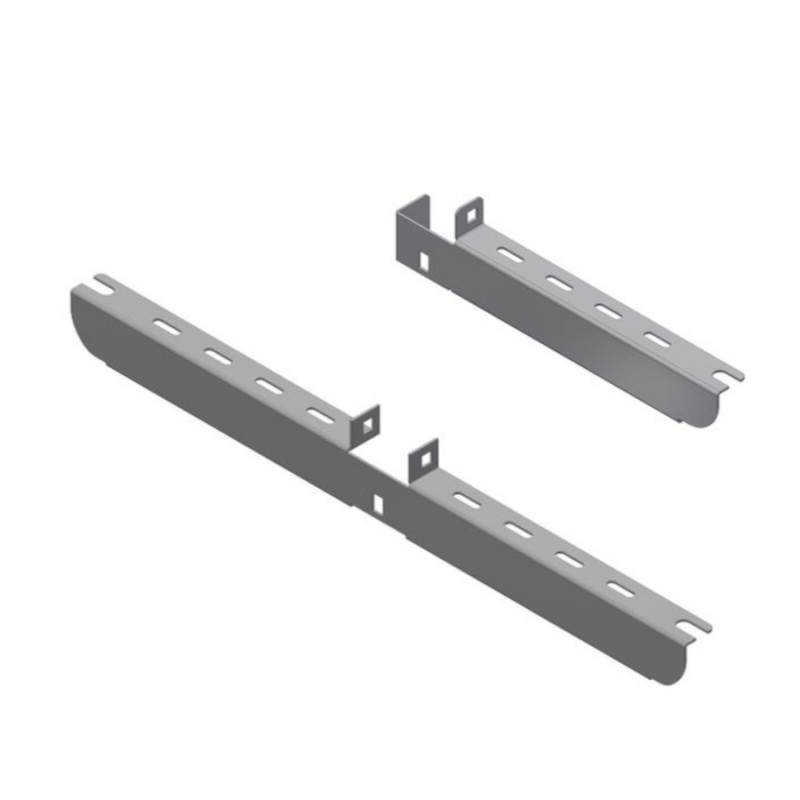 Single and double bracket for threaded bar